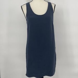 J Crew Twist Back Dress in‎ Night Shadow Blue Size 2  Mini